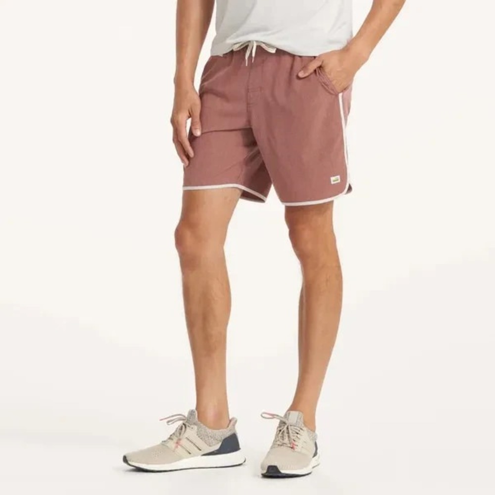 Vuori Men's Banks Shorts 7" Unlined Men's XL Terracotta Brown V330